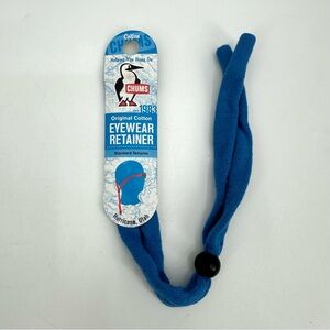 CHUMS Original Cotton Eyewear Retainer Standard Temples Unisex NEW BLUE